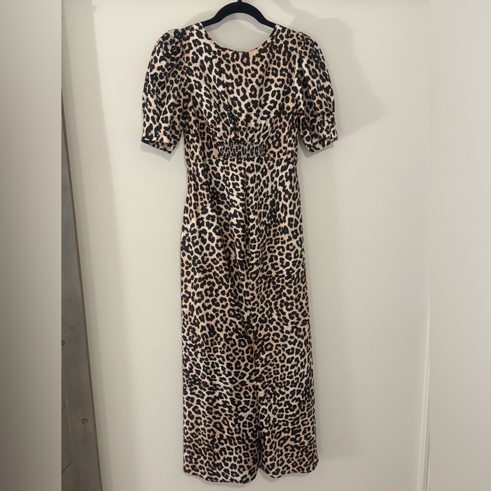 ASOS animal print ankle-length maternity dress